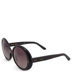 CELINE black OVAL Sunglasses CL400651