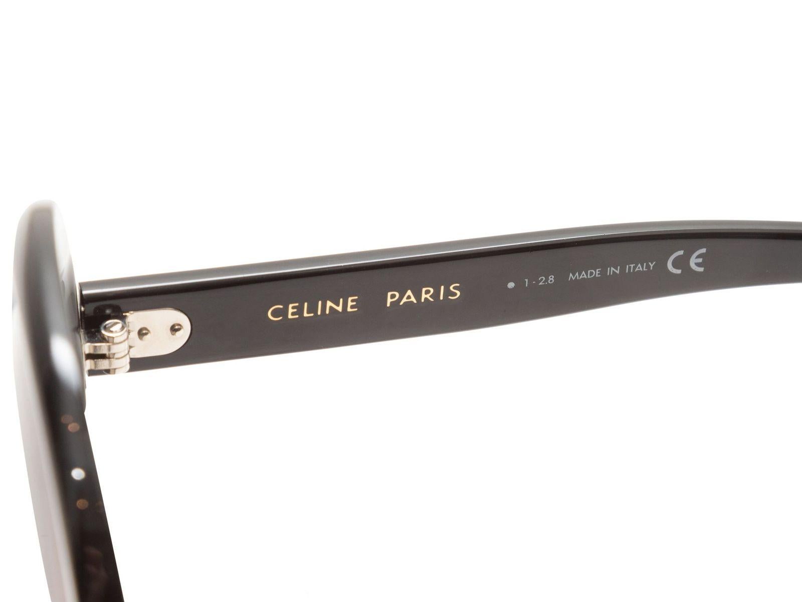 Women's Celine Black Oversize Round Sunglasses
