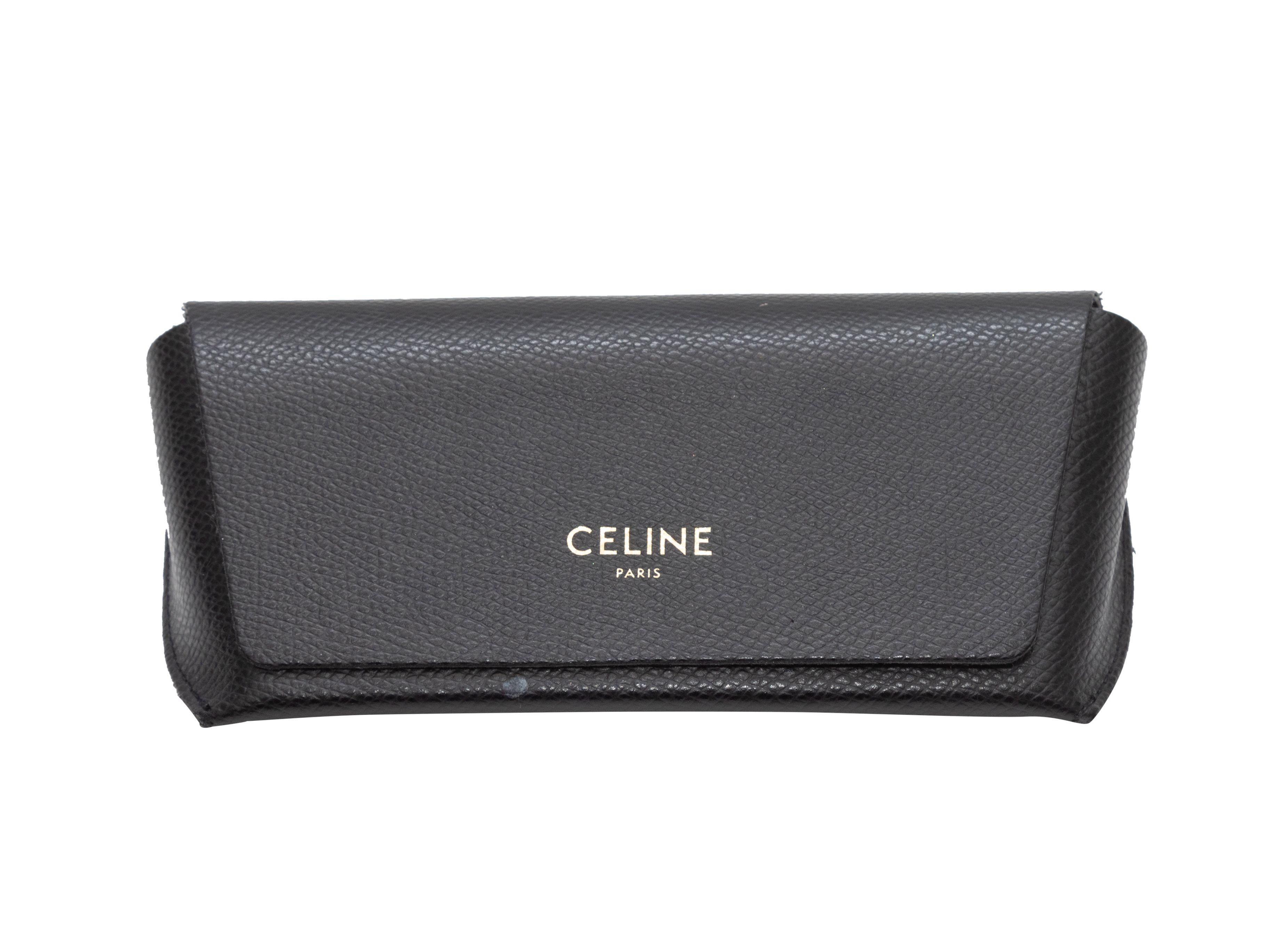 Celine Black Oversize Round Sunglasses 1