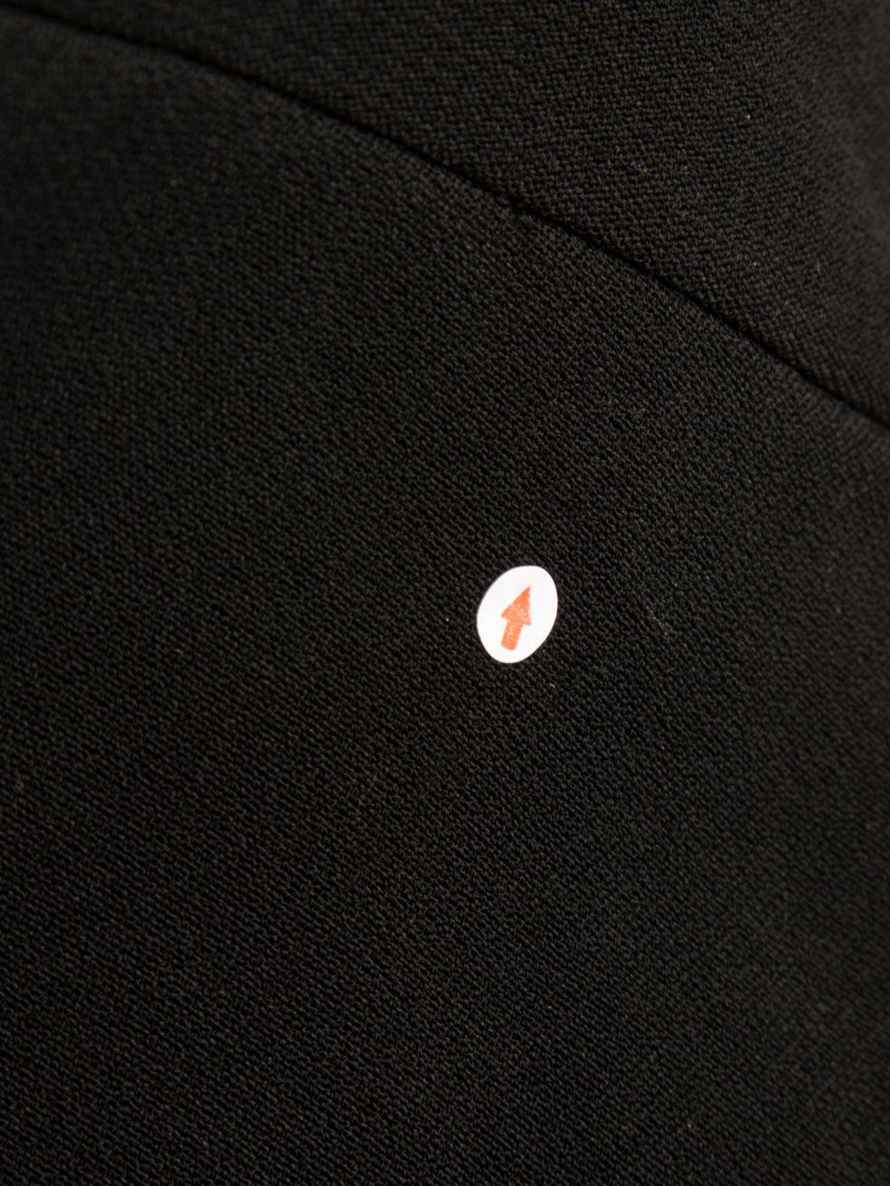 Mini robe à péplum noire Céline Taille L en vente 2