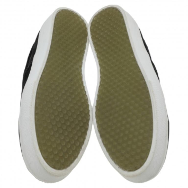Celine Black Pony Hair Slip On Sneakers Size 40 For Sale 3