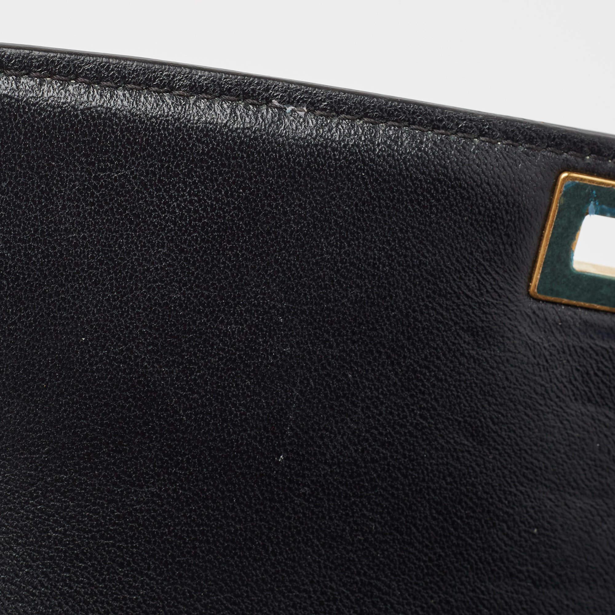 Celine Black Python Medium Classic Box Shoulder Bag For Sale 2