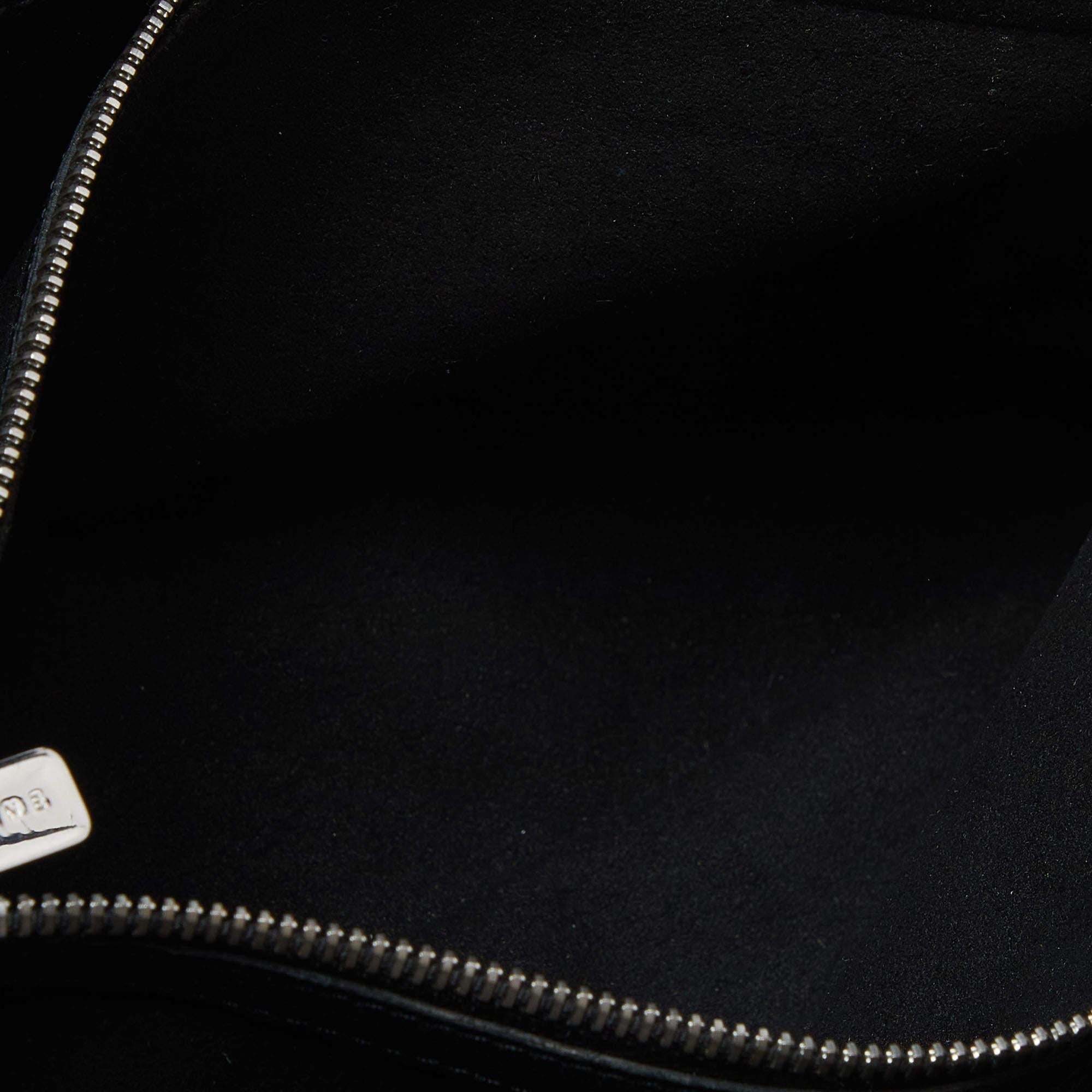 Celine Tote Boogie in pelle lucida trapuntata nera 2
