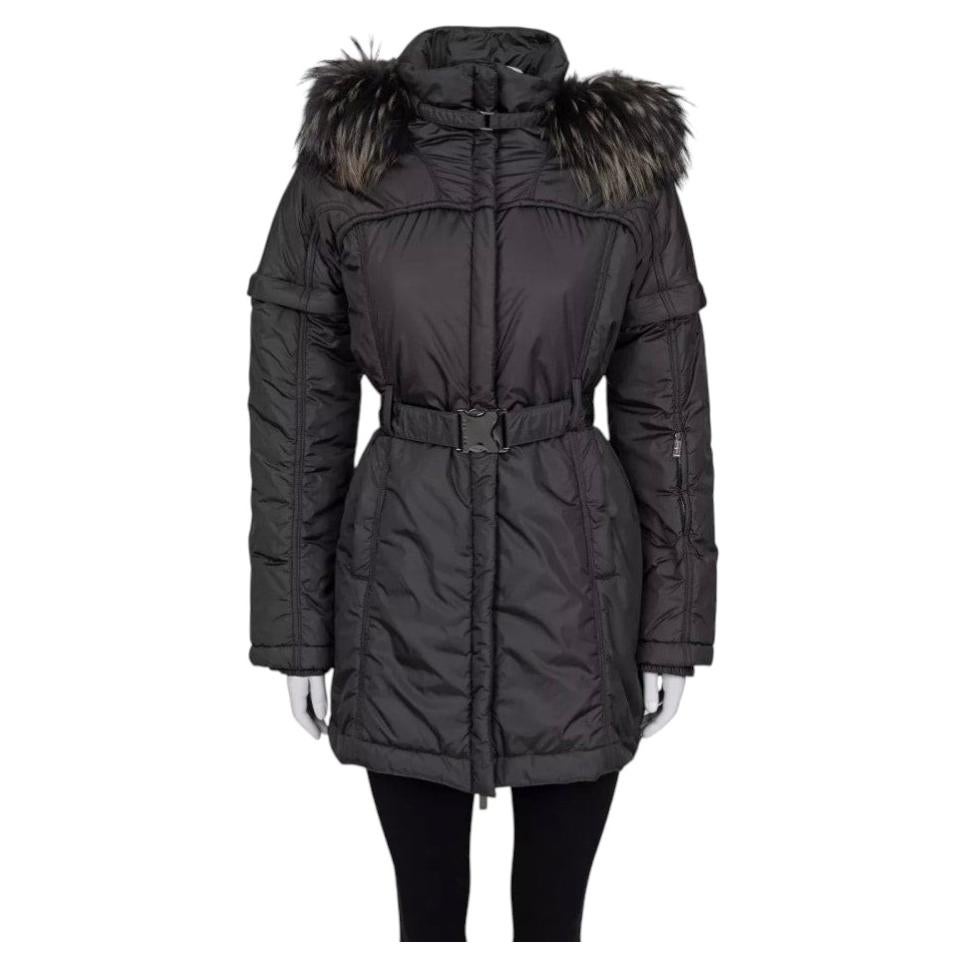 Celine Black Removable Sleeve Puffer Jacket - Size M