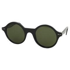 Céline Black Round Acetate Sunglasses Style CL41434 – 2010, 48-22-150