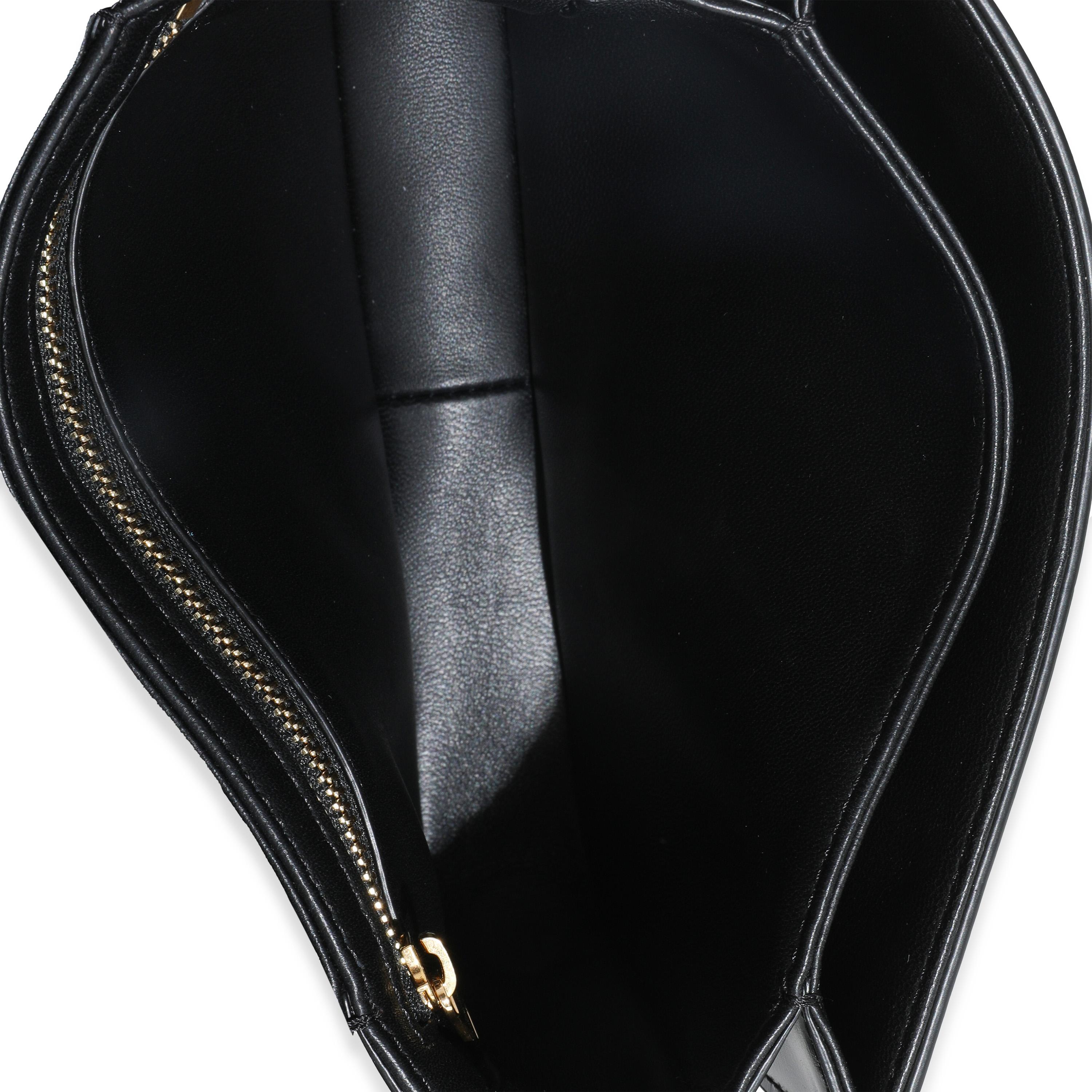 Celine Triomphe Teen in vitello nero lucido in vendita 1