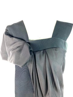 Celine Black Silk Mini Dress, Size 42