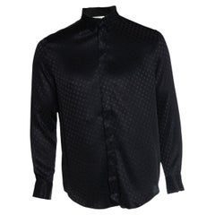 Celine, Black silk polkadot shirt