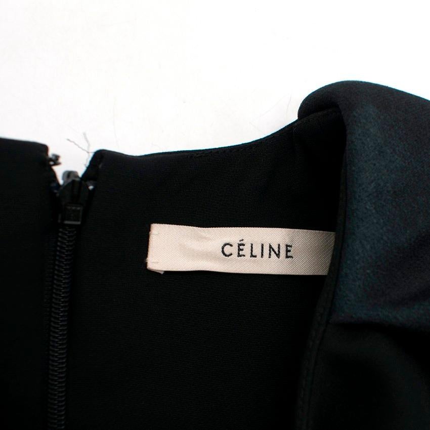 Celine Black Sleeveless Shift Dress - Size US 10  In New Condition For Sale In London, GB