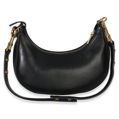 Celine Black Smooth Calfskin Medium Ava Strap Bag