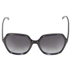 Céline Black Square Oversized Gradient Sunglasses