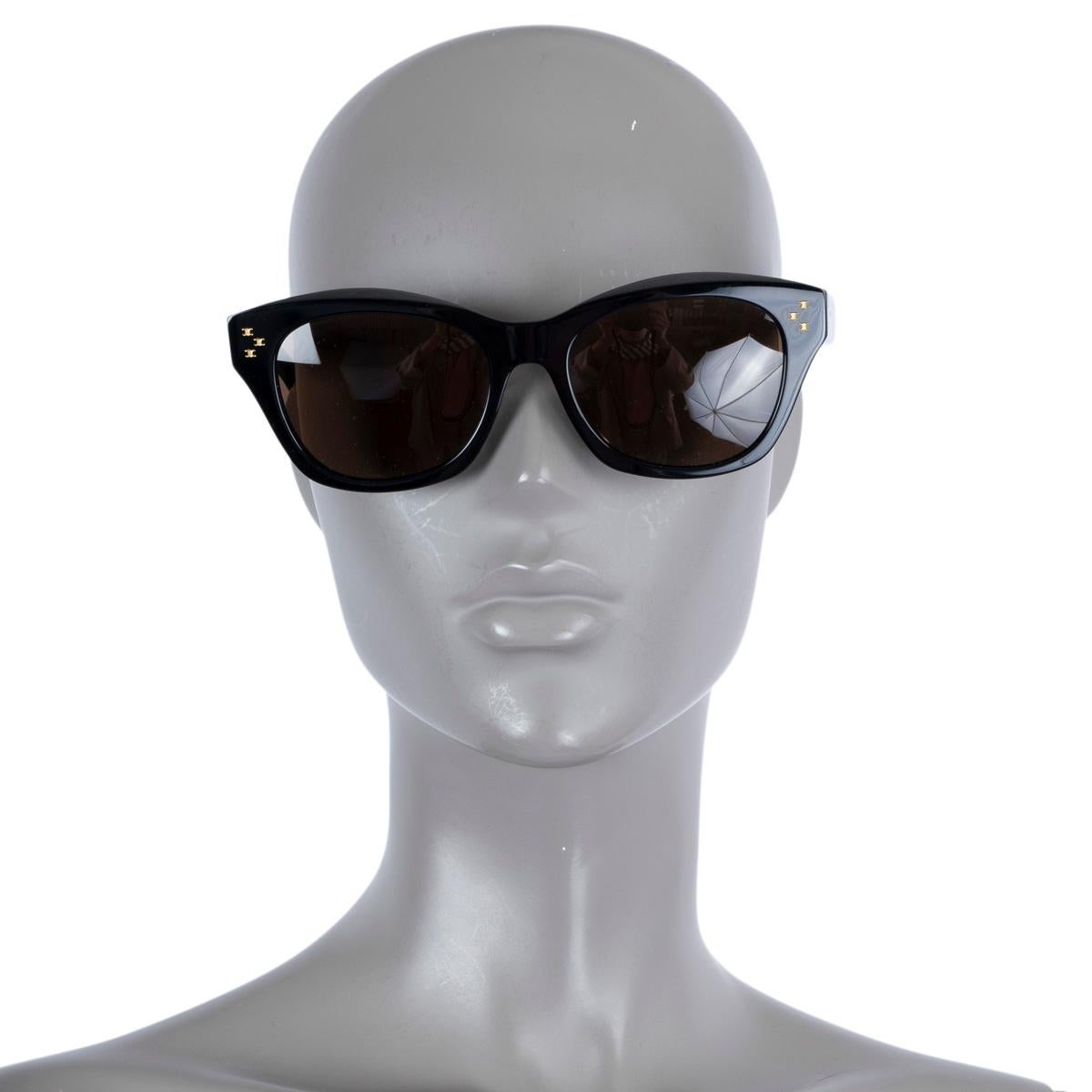 Women's CELINE black SQUARE Sunglasses CL40217U