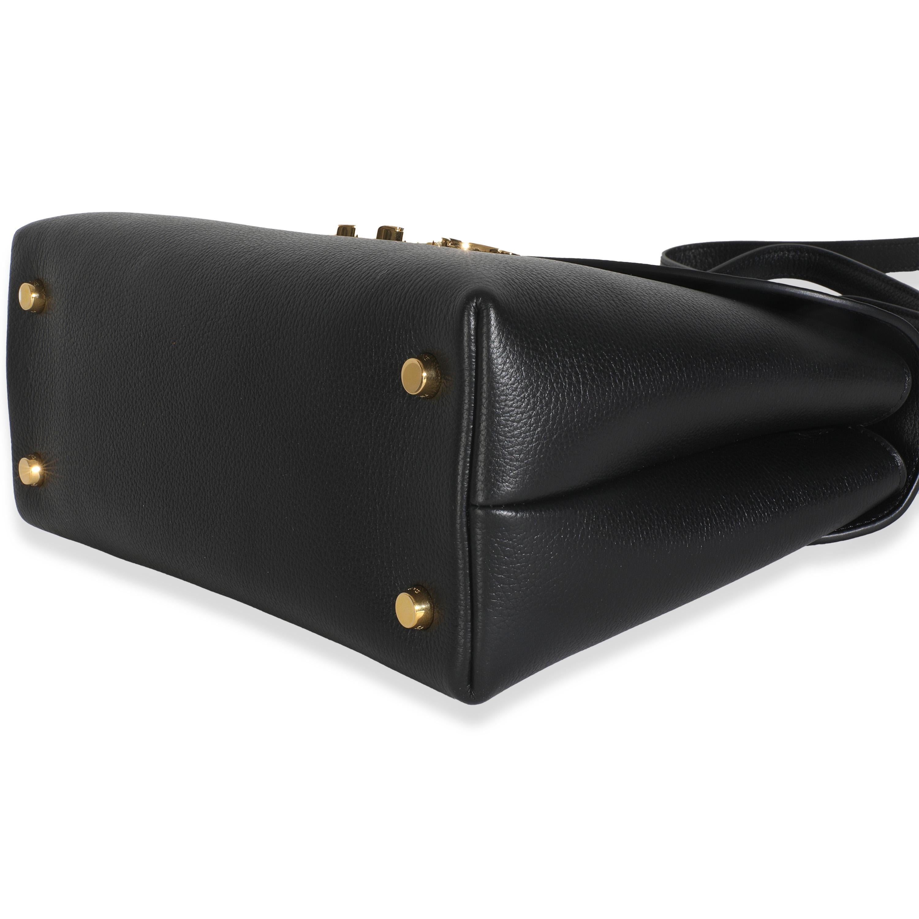 Celine Black Supple Calfskin Medium Nino Bag Pour femmes en vente
