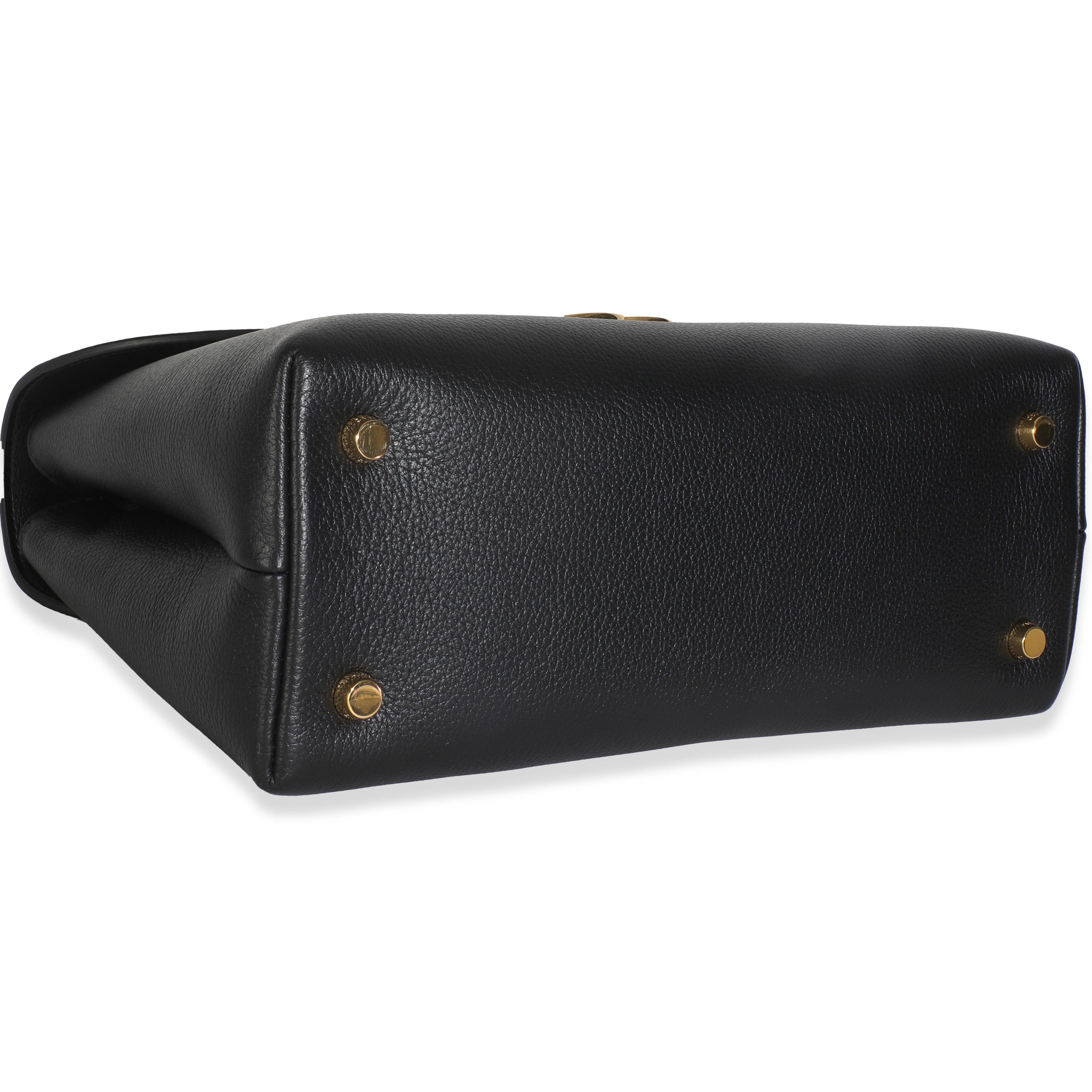 Celine Black Supple Calfskin Medium Nino Bag en vente 1