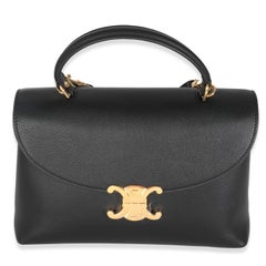 Celine Black Supple Calfskin Medium Nino