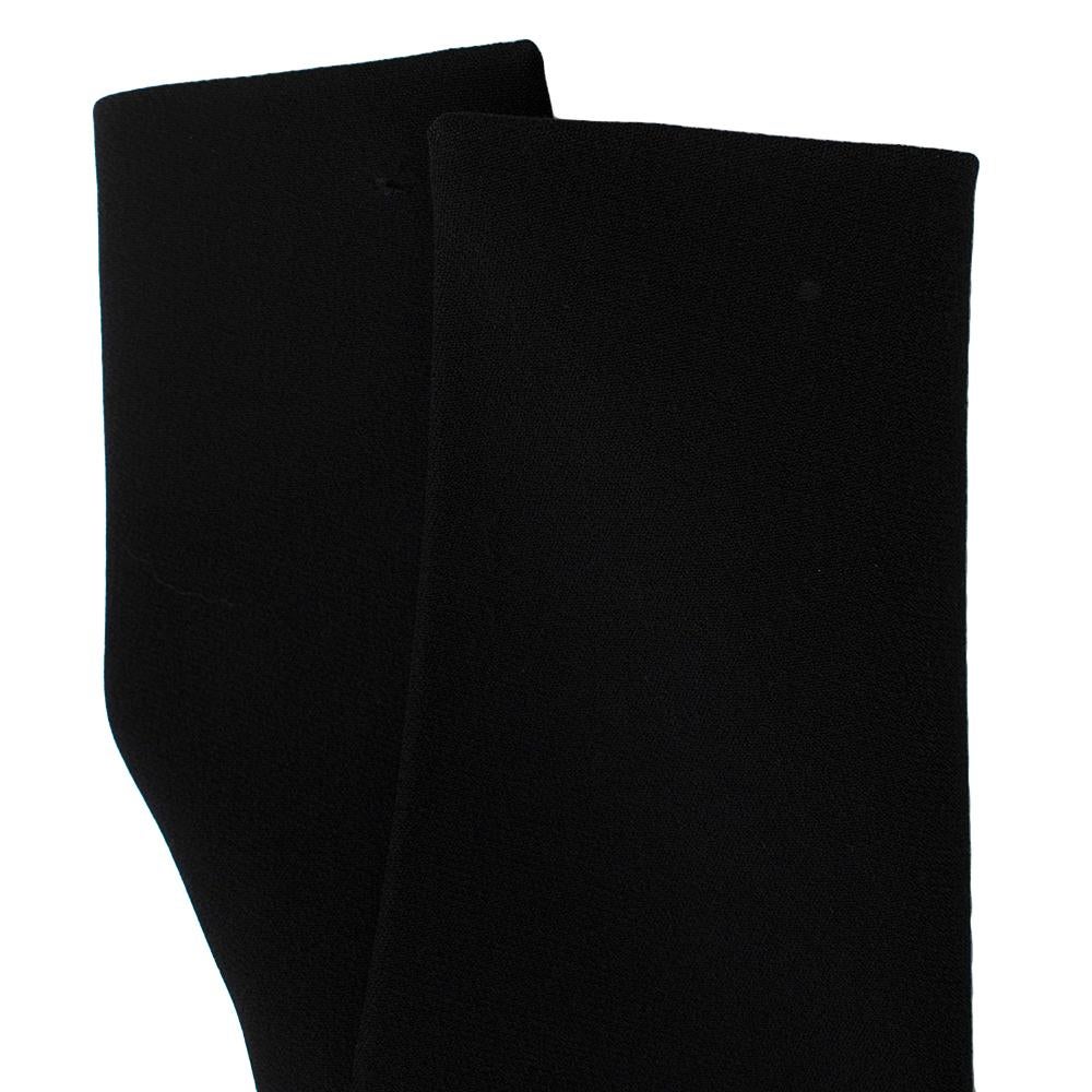 Celine Black Tailored Peplum Belted Jacket - Size US 6 5