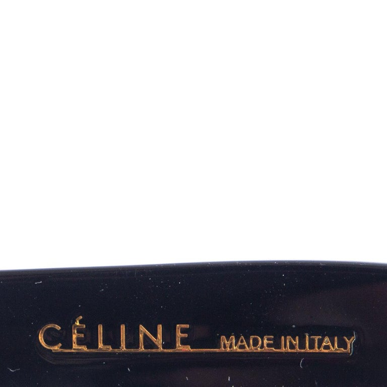 CELINE black THIN PREPPY Sunglasses gradient Lens CL-41049 807/XM at  1stDibs | celine thin preppy sunglasses
