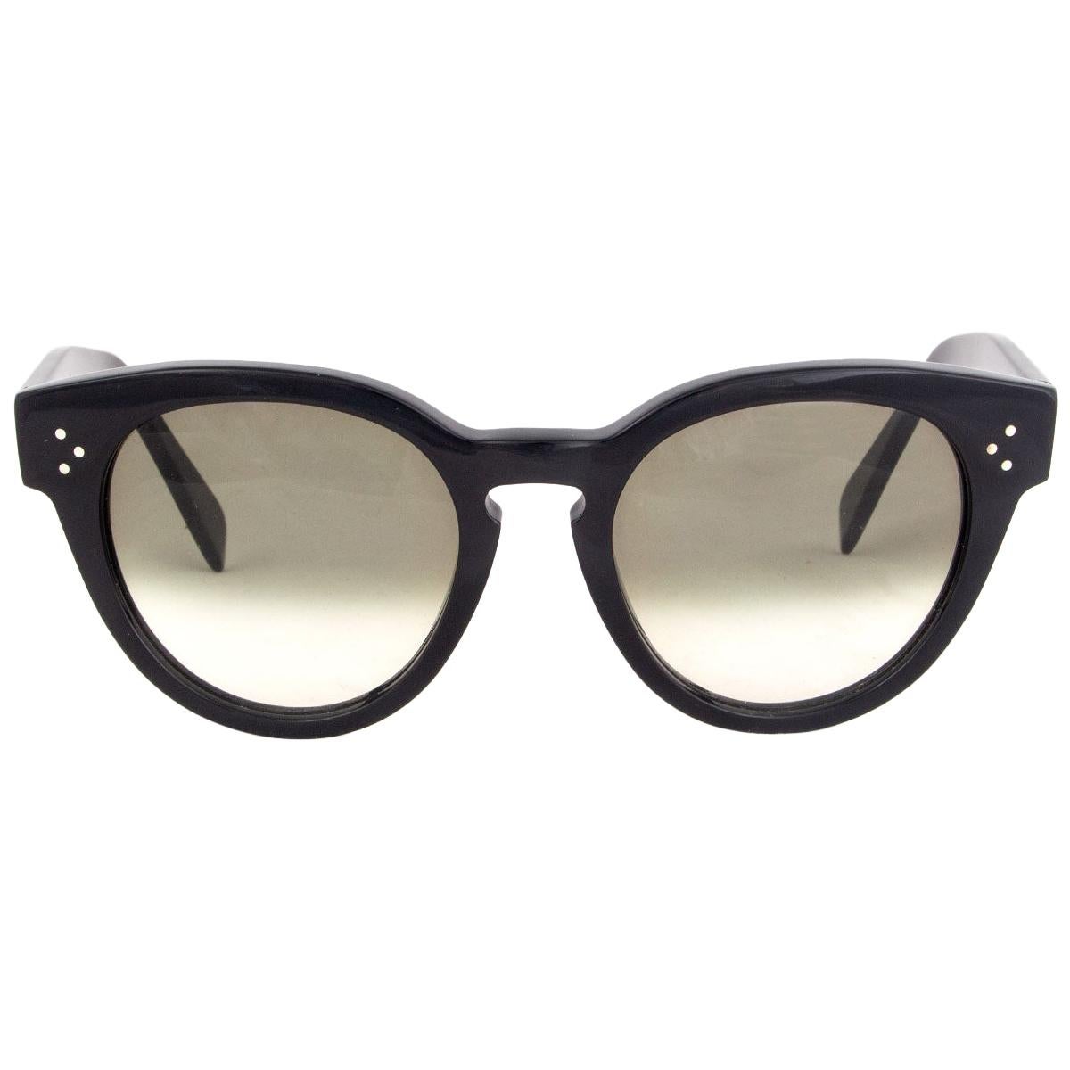 CELINE black THIN PREPPY Sunglasses gradient Lens CL-41049 807/XM