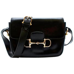 Celine Black Vintage Box Leather Horsebit Shoulder Bag at 1stDibs  celine  horsebit, vintage celine shoulder bag, celine horsebit bag