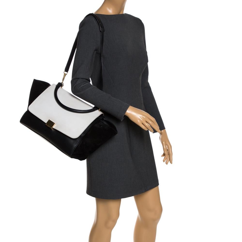 celine black and white bag