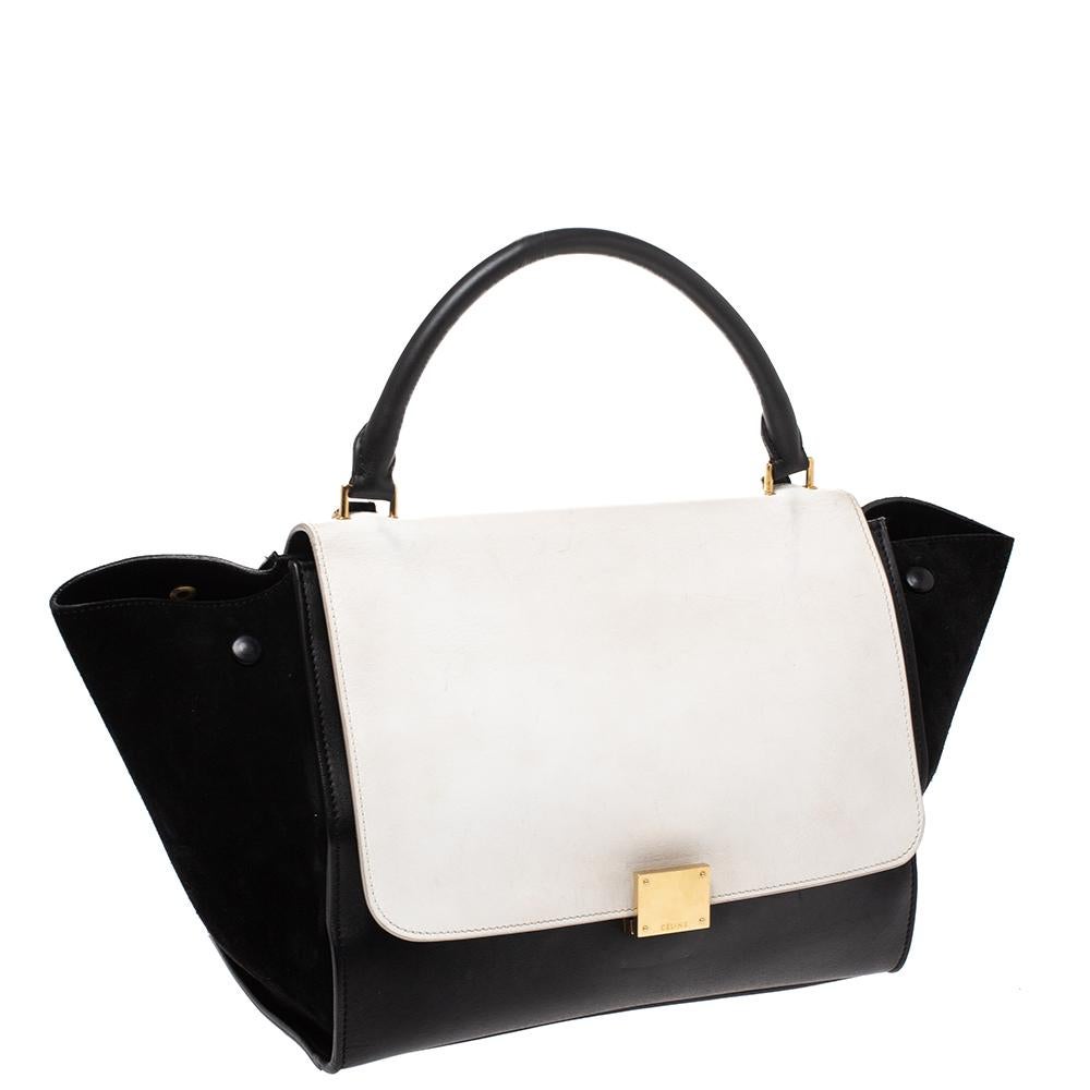 black and white celine bag