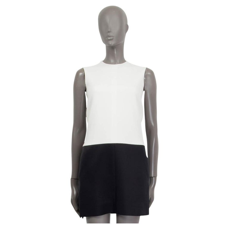 celine black and white dress Celine Stripe Dress in Black/White main image 0