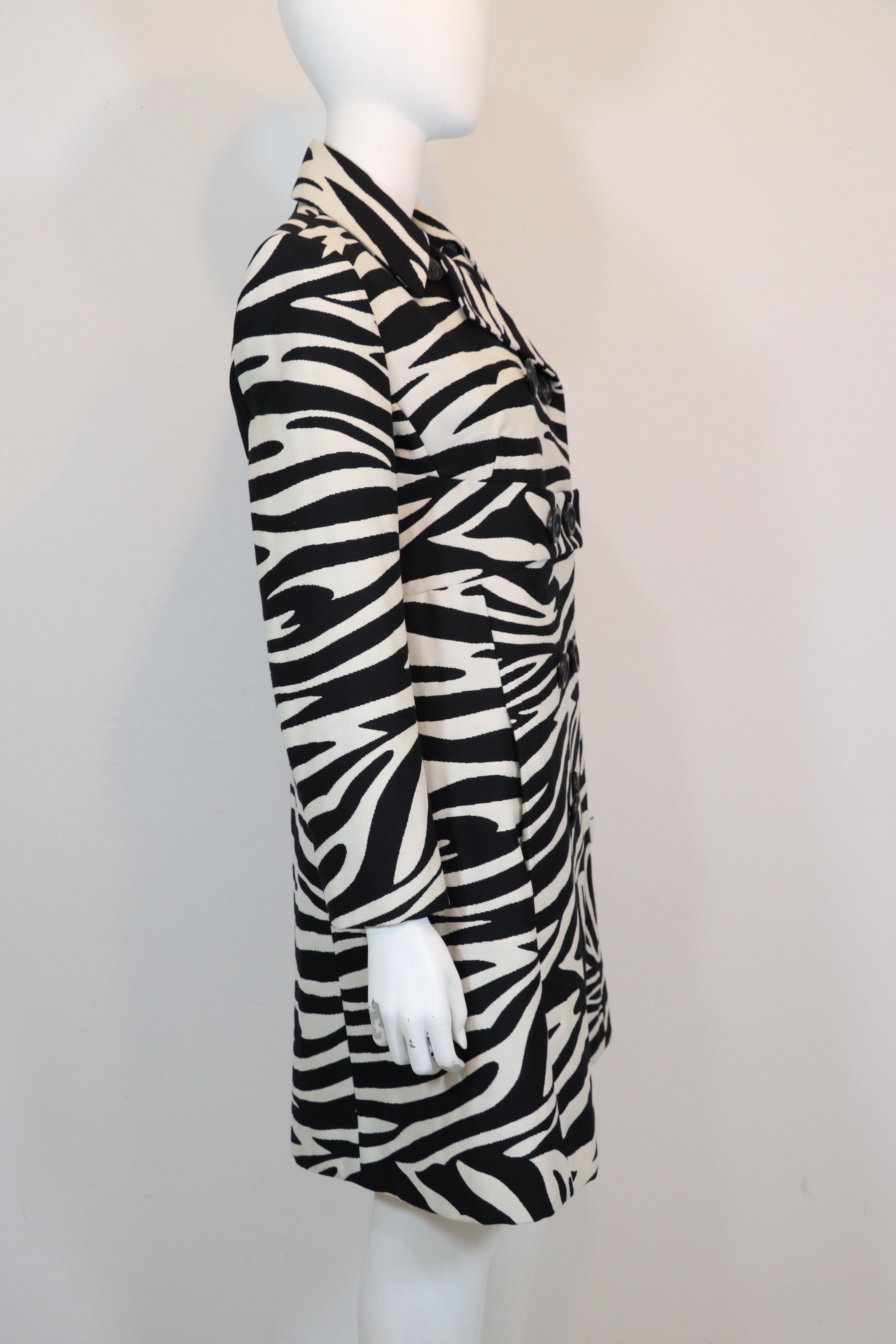 celine zebra coat