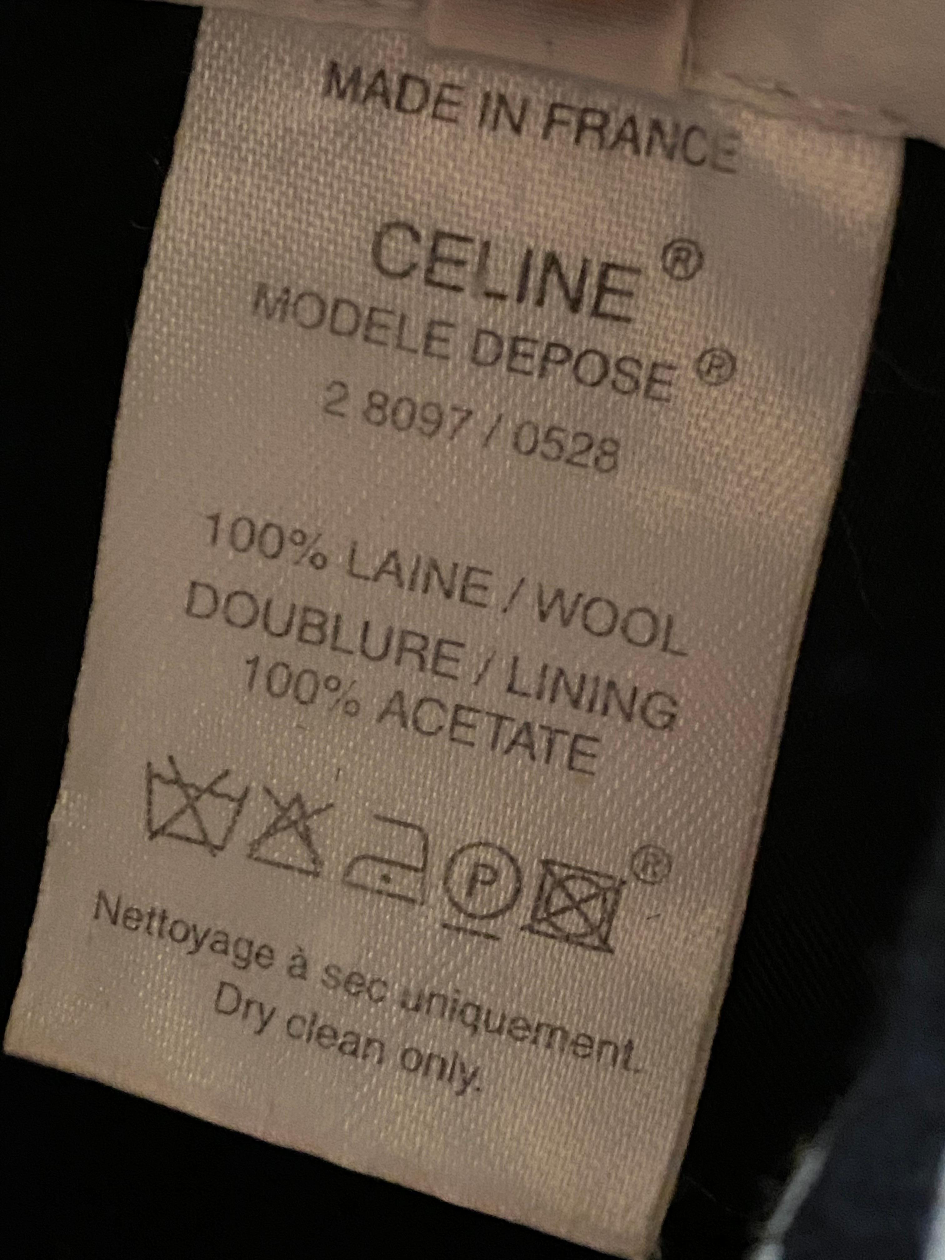 Celine Black & White Zebra Print Coat 1