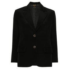 Vintage Celine Black Wool Blazer