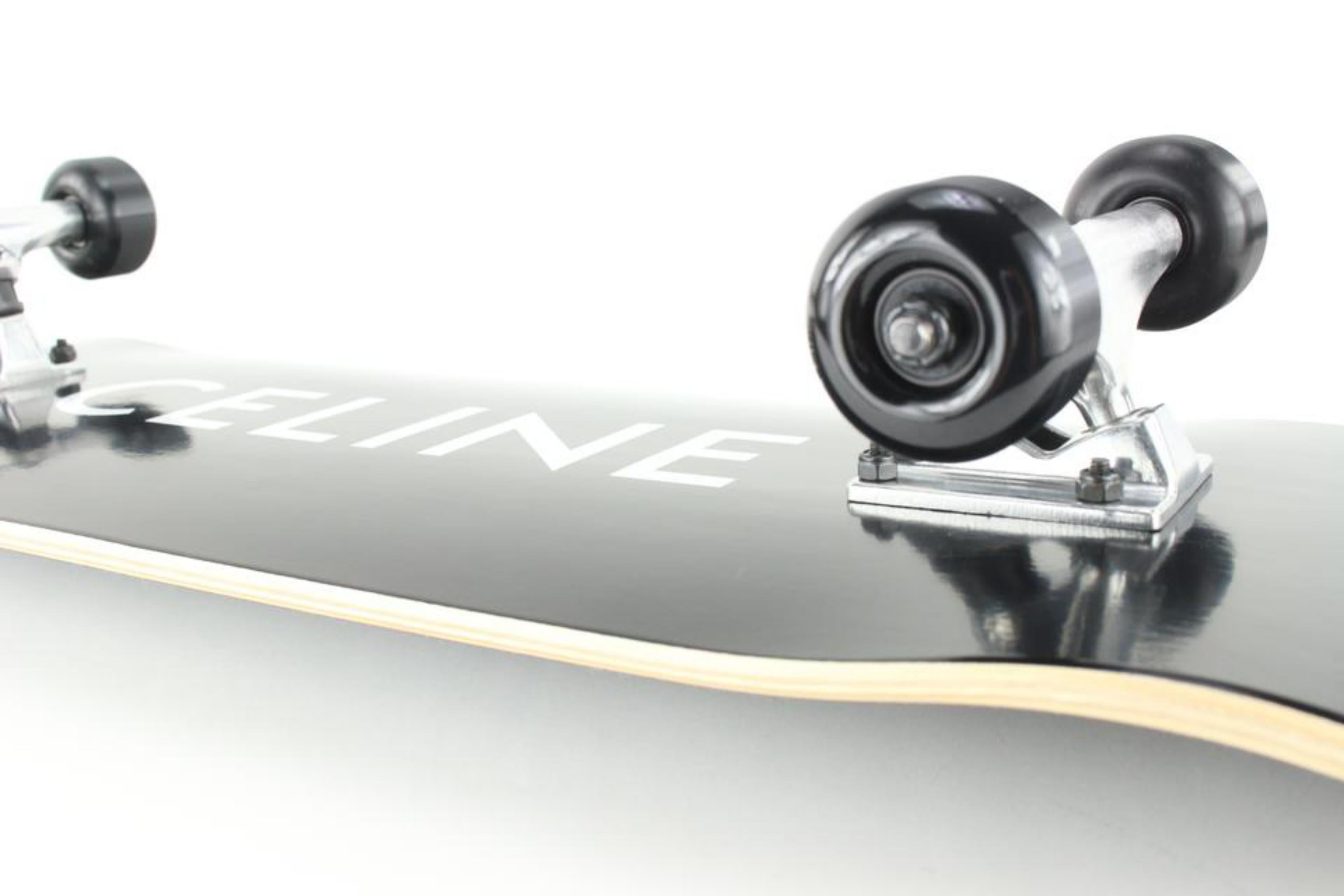 Céline Black x White Logo Skateboard 1CE1027 5