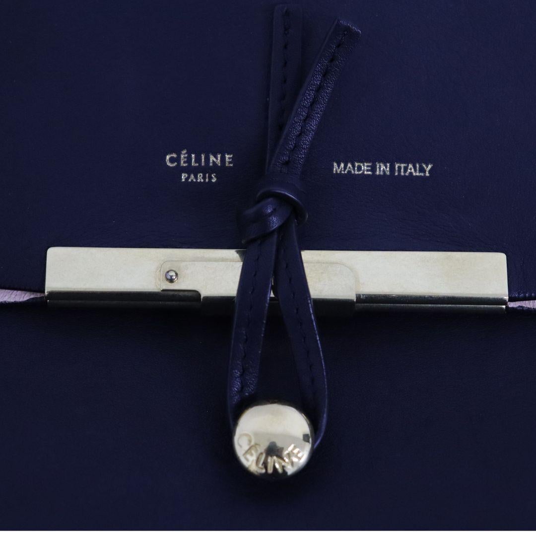 Women's Celine Blade Leather Shoulder Bag