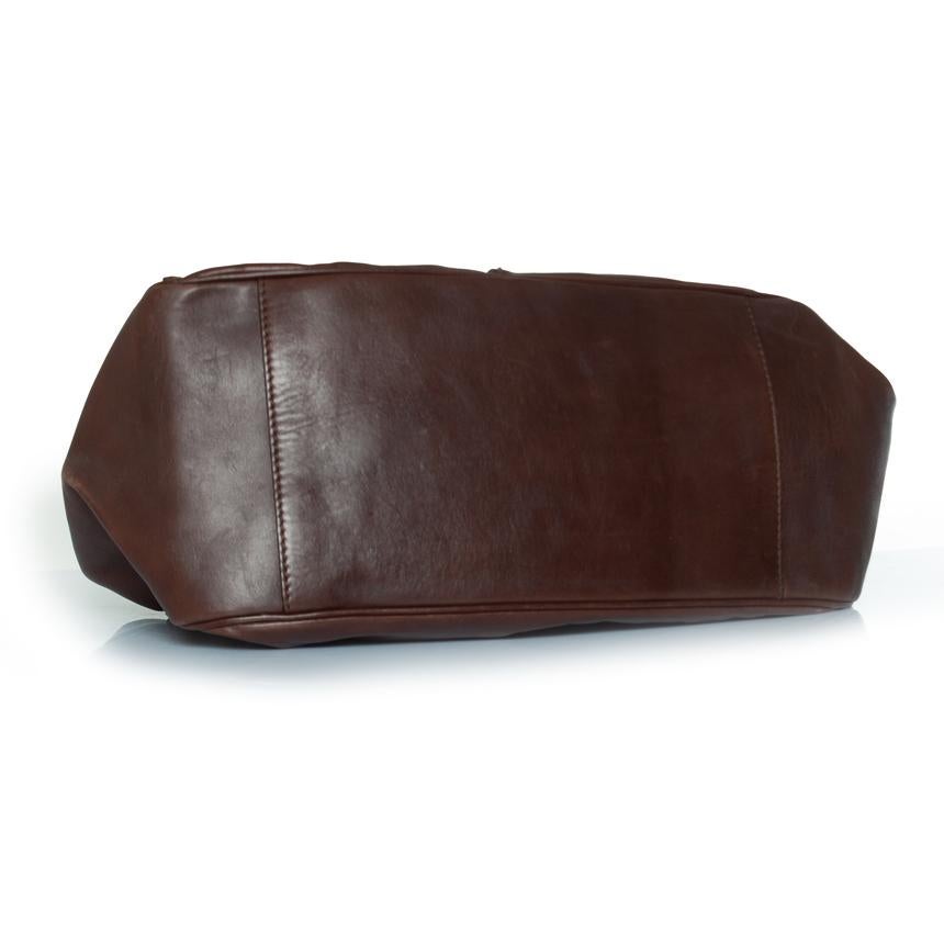 Celine, Blossom brown leather handbag In Good Condition For Sale In AMSTERDAM, NL