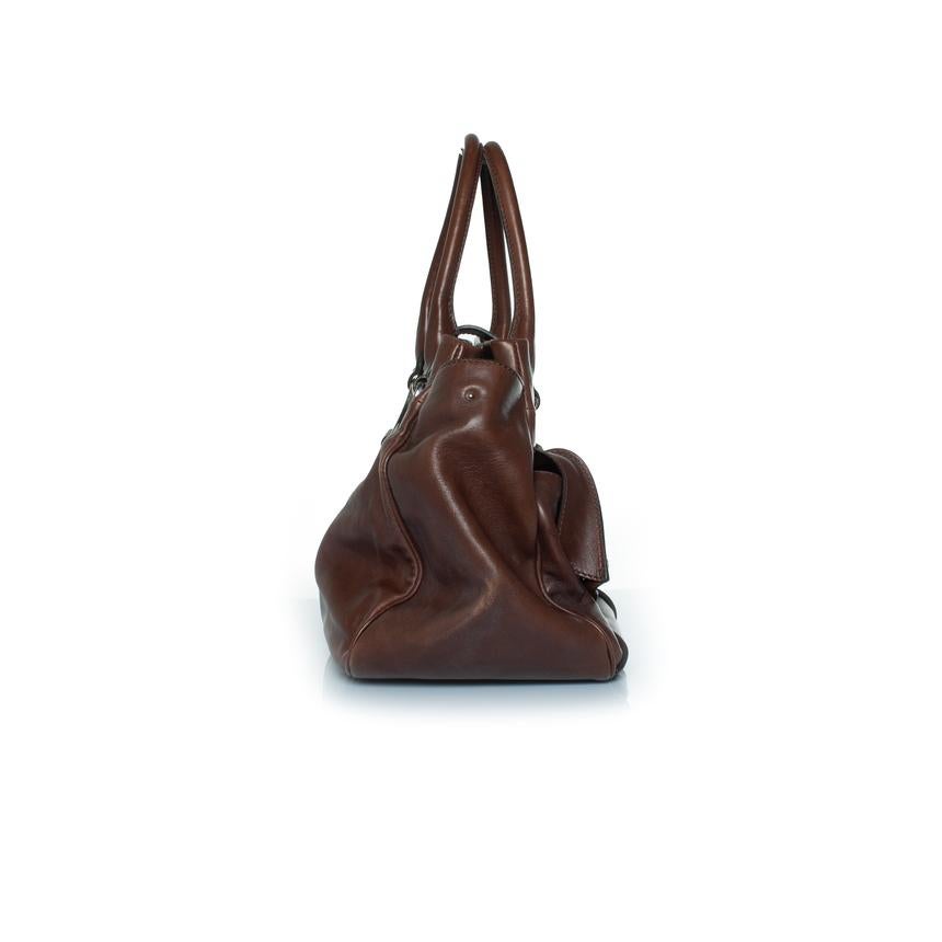 Women's Celine, Blossom brown leather handbag For Sale