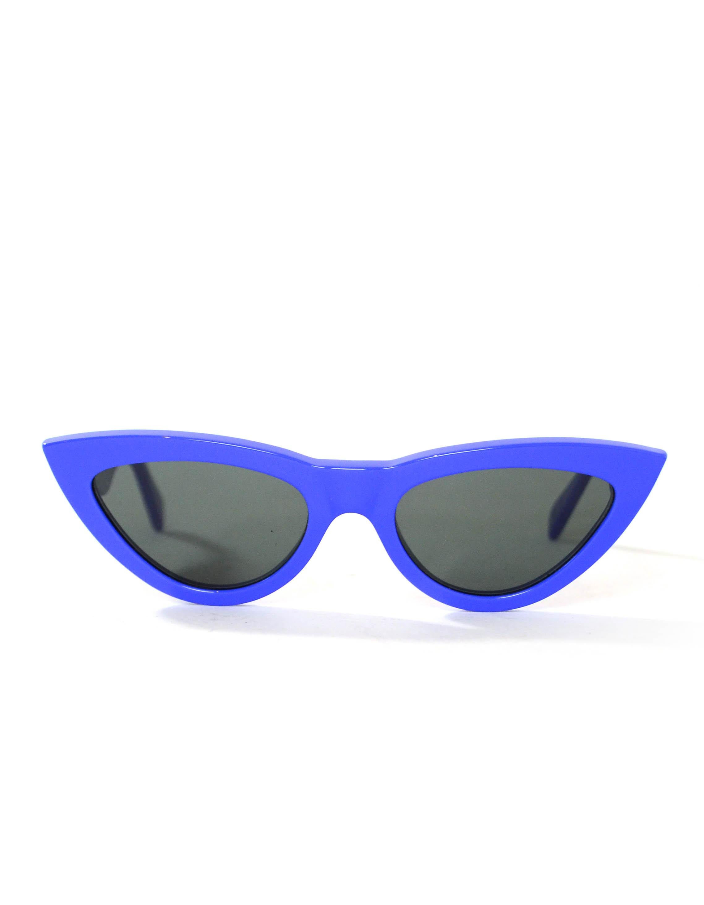 celine blue cat eye sunglasses