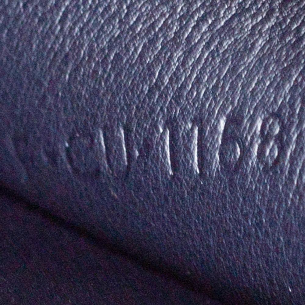 Celine Blue/Burgundy Leather Frame Classic Messenger Bag 2