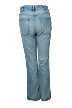 Celine, Blue flared jeans with gold details