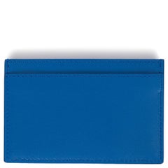 CELINE blue leather Credit Card Holder Wallet