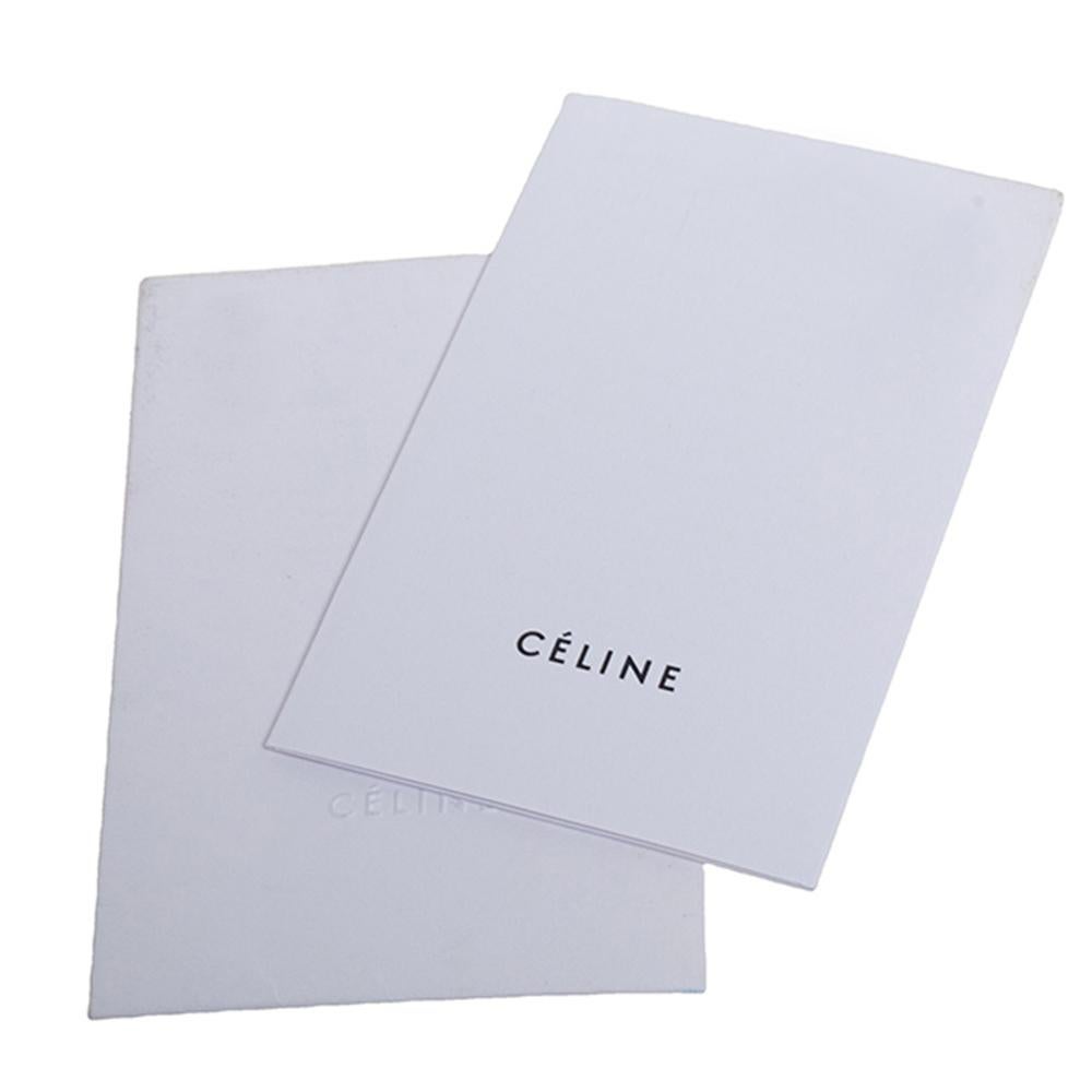 Celine Blue Leather Medium Classic Box Crossbody Bag 4