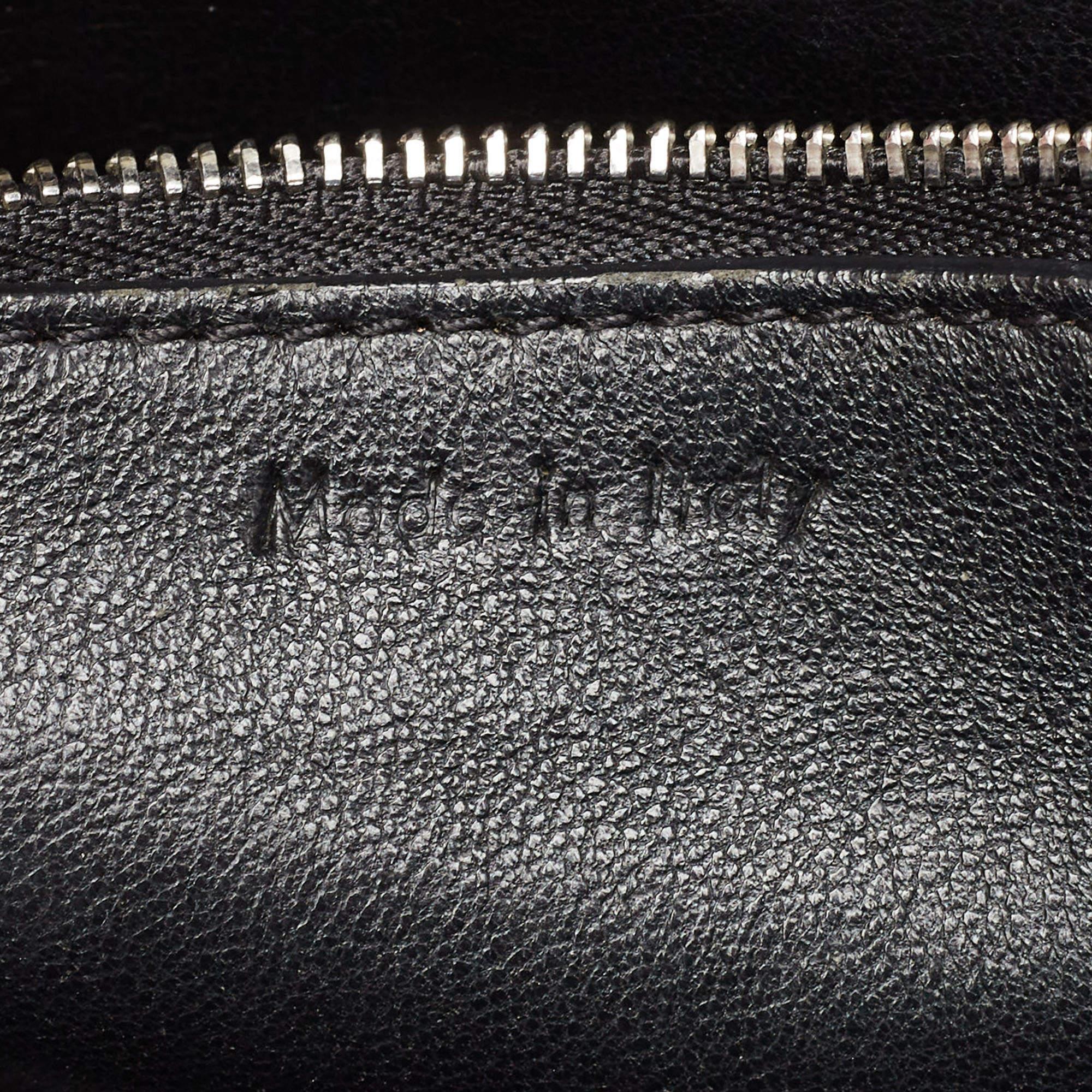 Celine Blue Leather Medium Edge Top Handle Bag 12