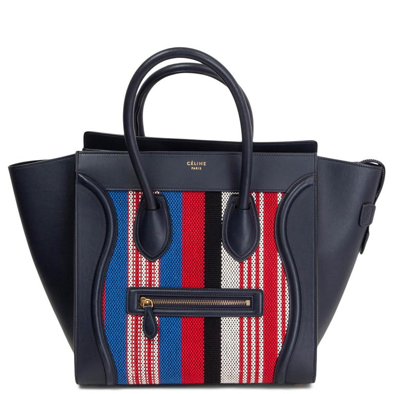 Red-white-blue Hong Kong Classic Tote Bag Red White and Blue 