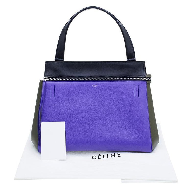 celine bag blue white and black