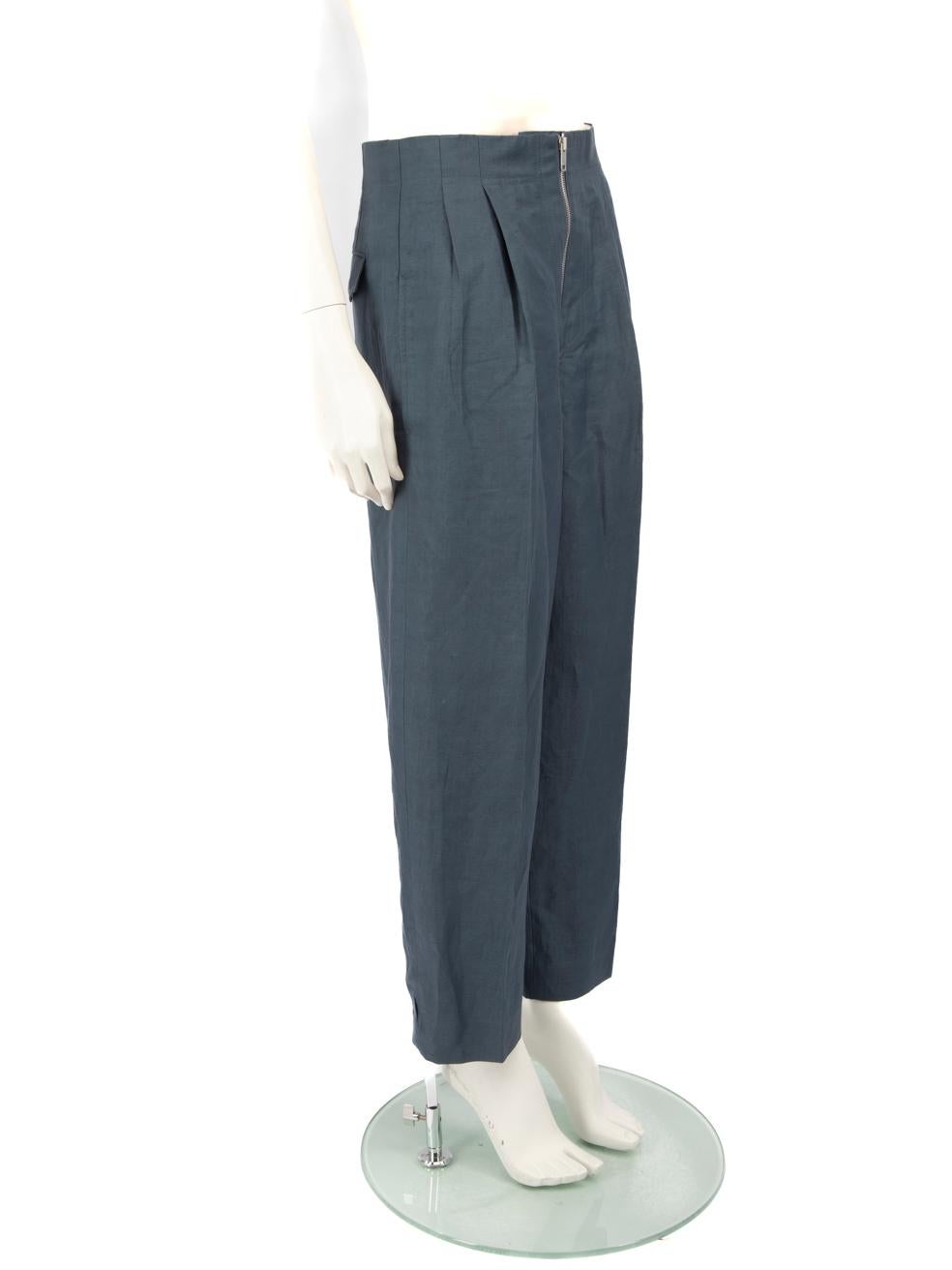 CONDITION is Very good. Minimal wear to trousersis evident. Minimal wear to the lining of the waistband where some discolouration can be seen on this used Céline designer resale item.Discolouration may need gentle hand wash contrary to dry clean