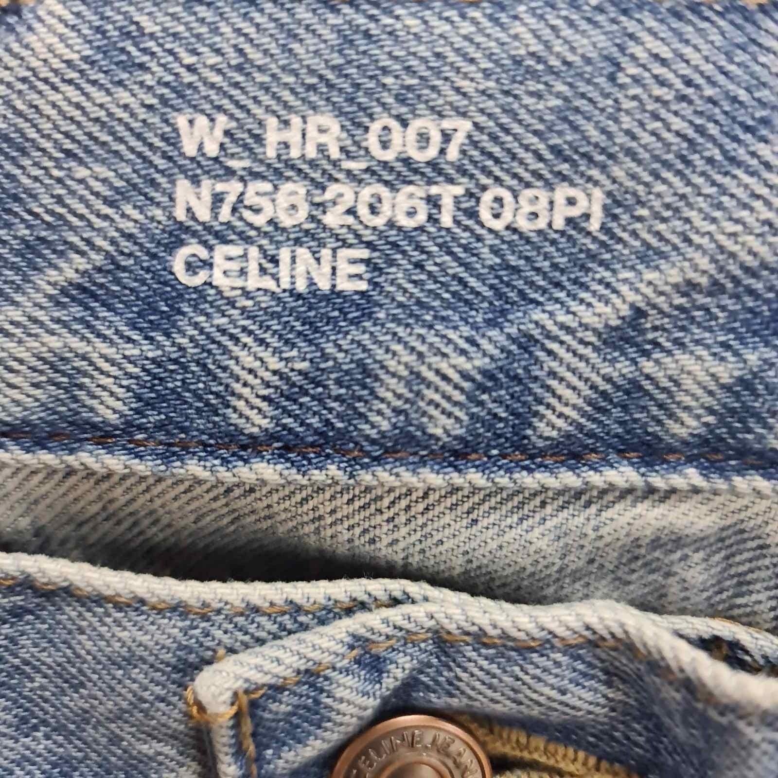 Vaqueros anchos azules Celine S.26 Gris en venta