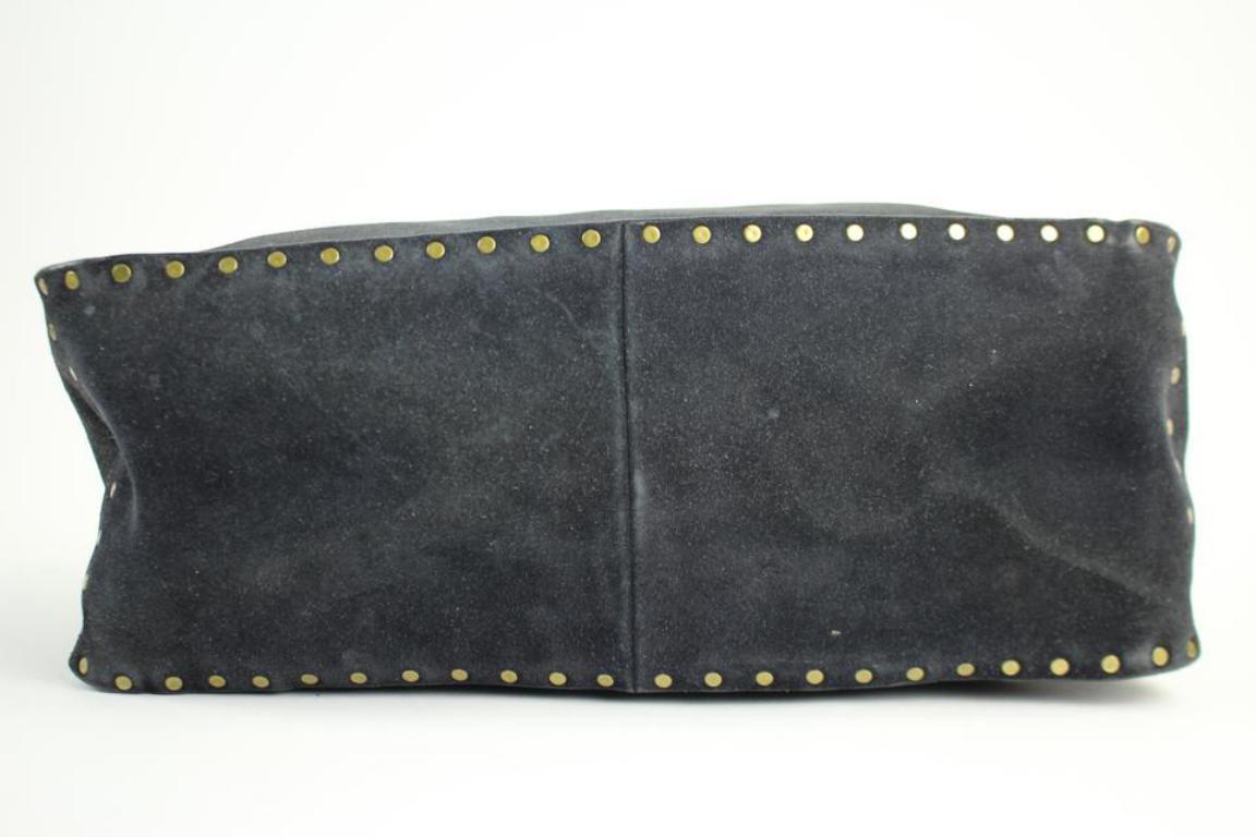 Céline Boogie ( Rare ) 35cela12317 Black Suede Leather Satchel For Sale 3