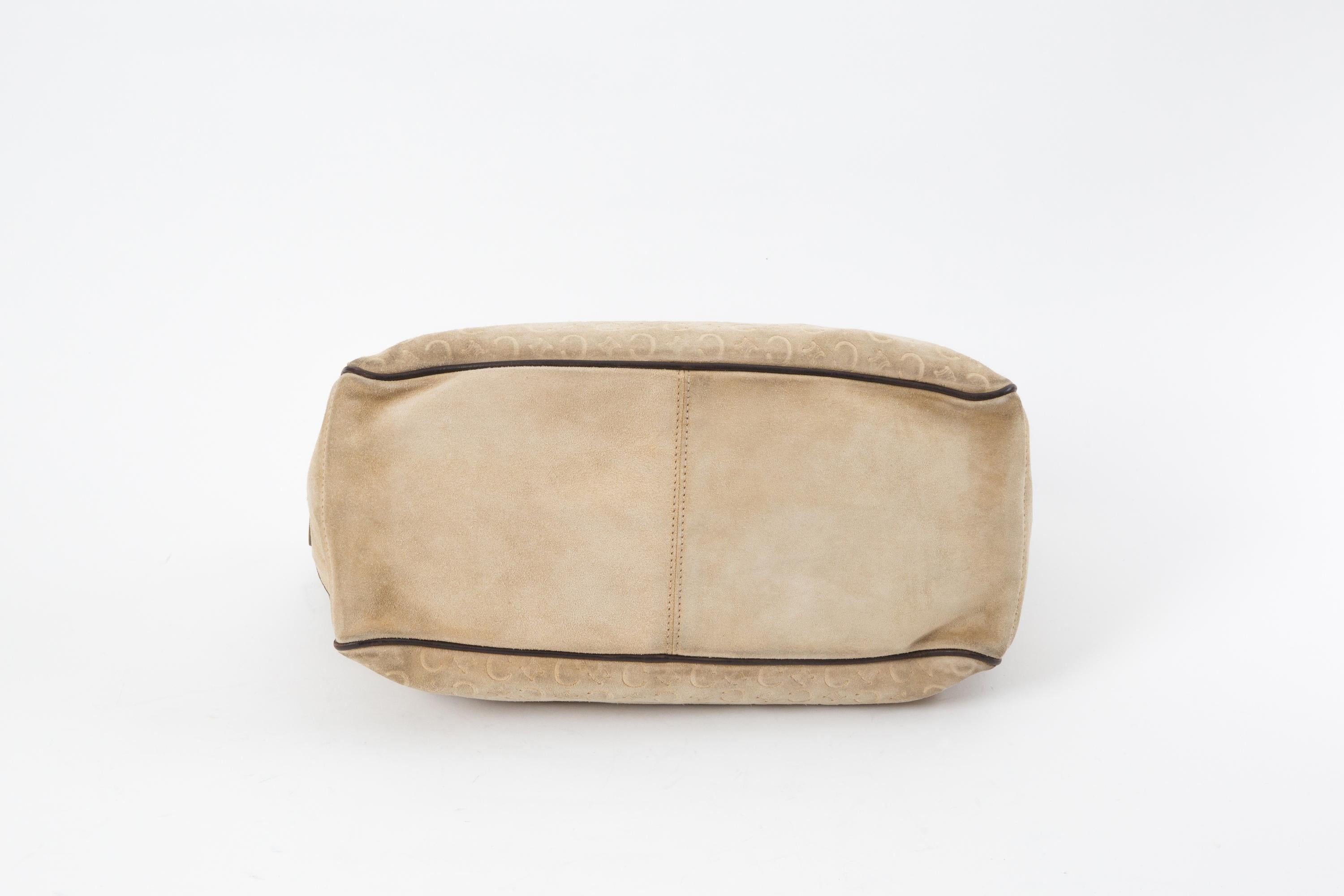 Women's Celine Boogie Suede Triomphe Hand Bag For Sale