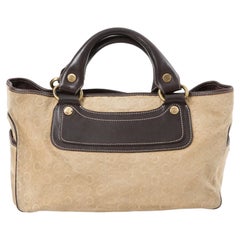 Celine Boogie Suede Triomphe Hand Bag