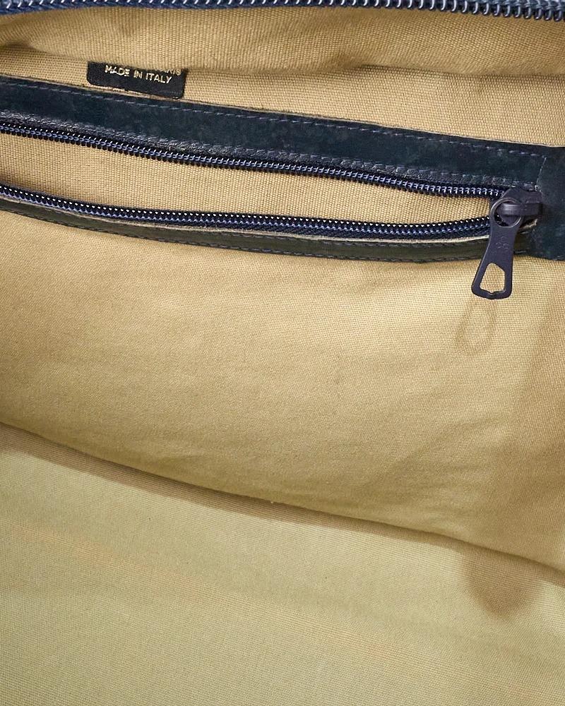 Celine 50 Vintage Triomphe Blau Duffle Bag im Angebot 9