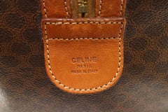 Céline Boston Macadam Monogram Duffle 231064 Brown Coated Canvas Weekend/Travel