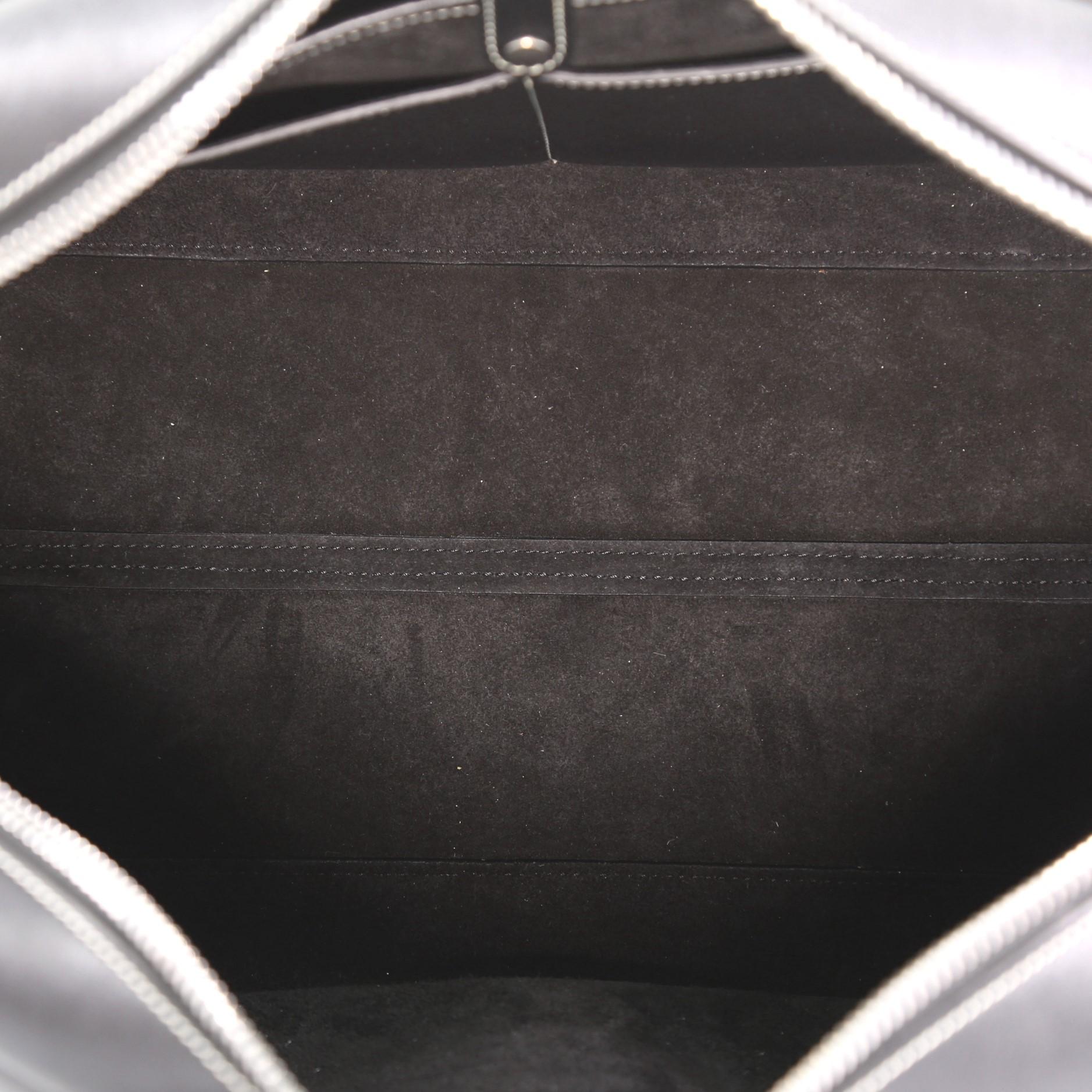 Black Celine Bowling Bag Leather Large