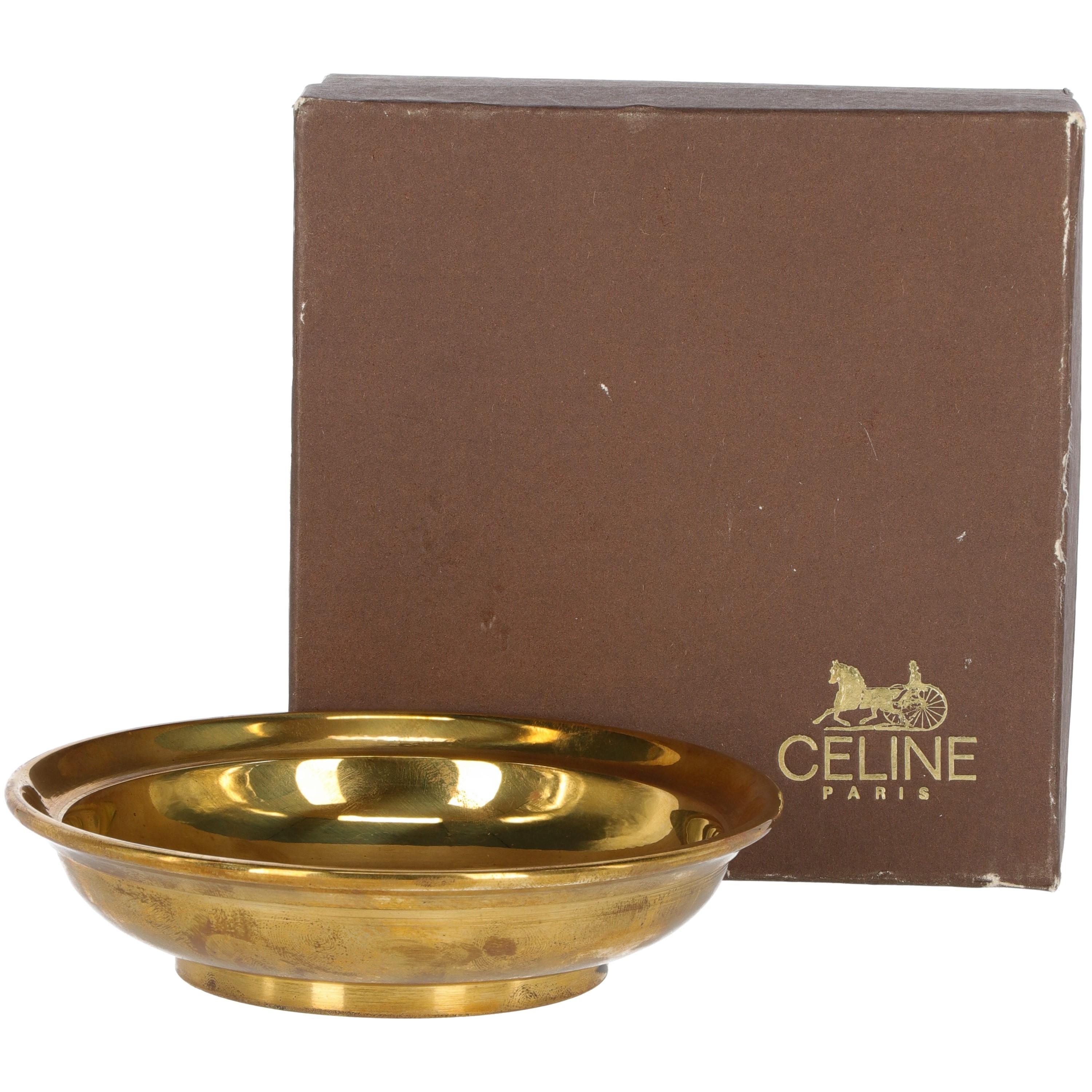 Céline brass 70s catchall In Good Condition In Lugo (RA), IT